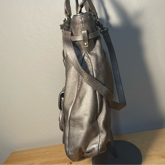 Elliott Lucca 'Estella' Gold-tone Leather Large Tote bag - Picture 3 of 16